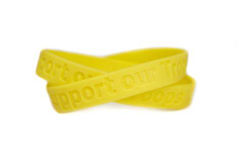 Wristbands Yellow Support Our Troops - Support Store