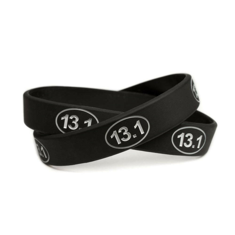 13.1 Half Marathon Training Rubber Wristband - Youth 7" - Support Store