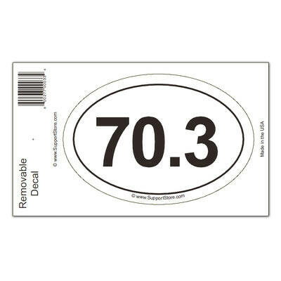 70.3 Bumper Sticker Decal - Oval - Support Store