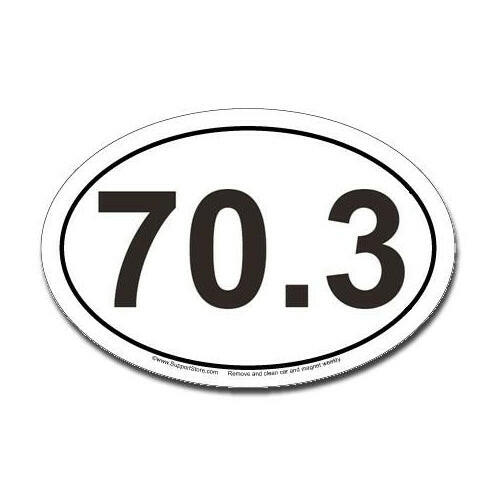 70.3 Car Magnet - Oval - Support Store