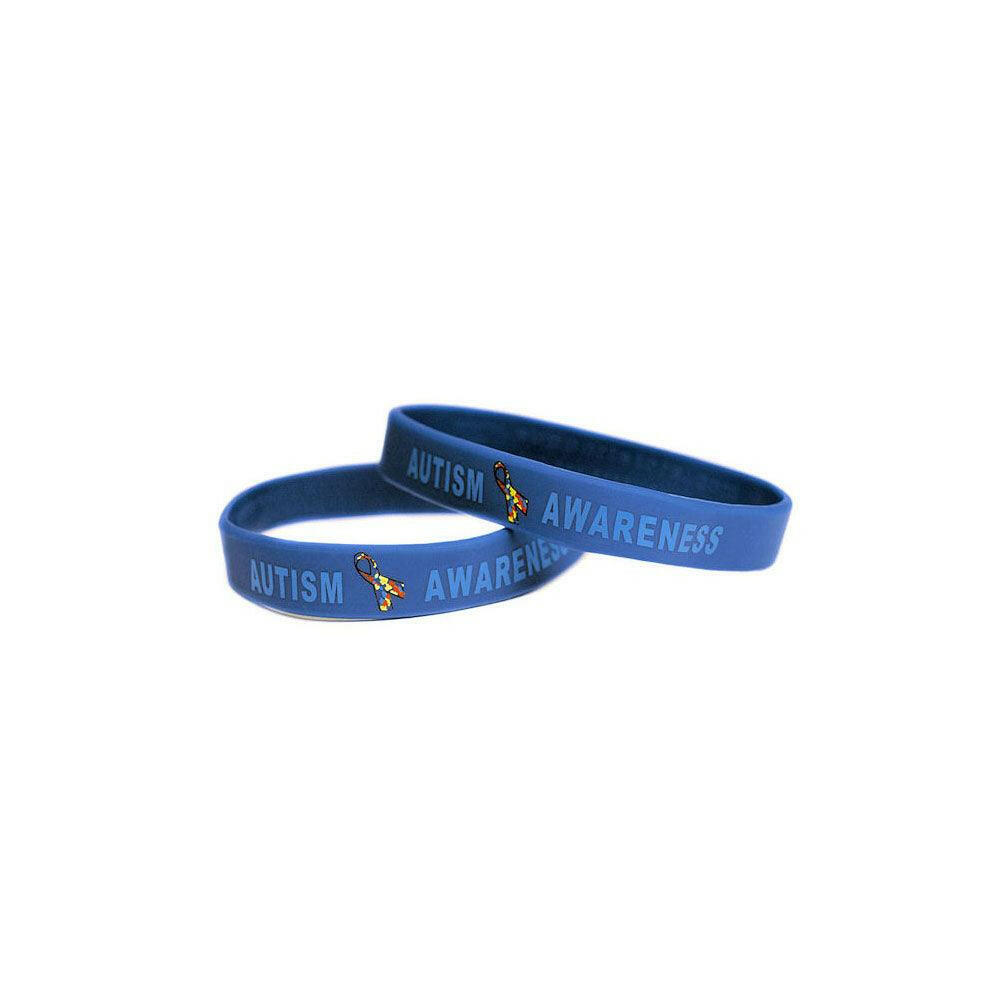 Autism Awareness Rubber Bracelet Wristband - Youth 7" - Support Store