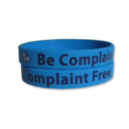 Be Complaint Free Rubber Bracelet Wristband - Adult 8" - Support Store