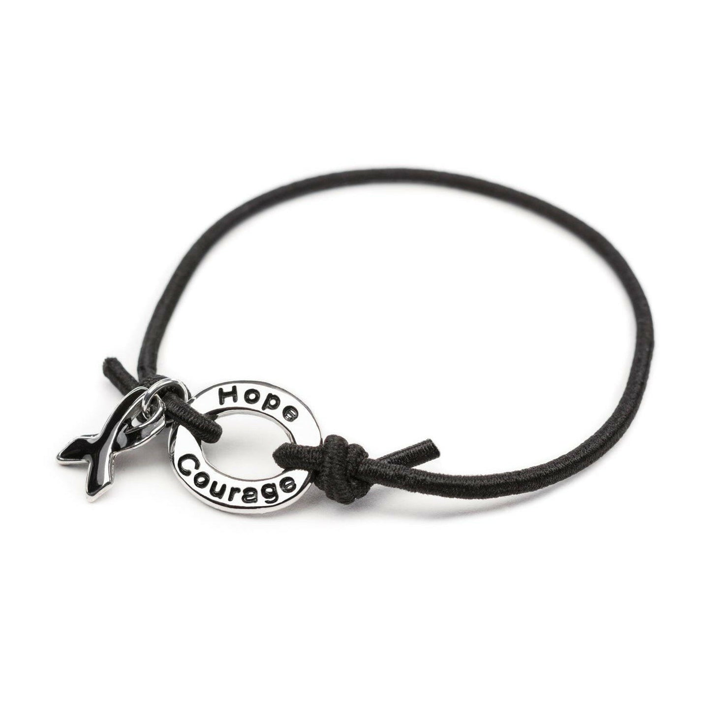 Black Awareness Stretch Charm Bracelet - Support Store