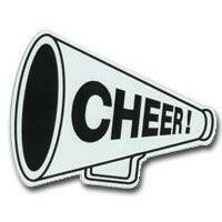 Cheer Megaphone Car Magnet - Support Store
