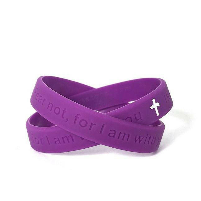 Fear not, for I am with you Isaiah 41:10 wristband - Support Store