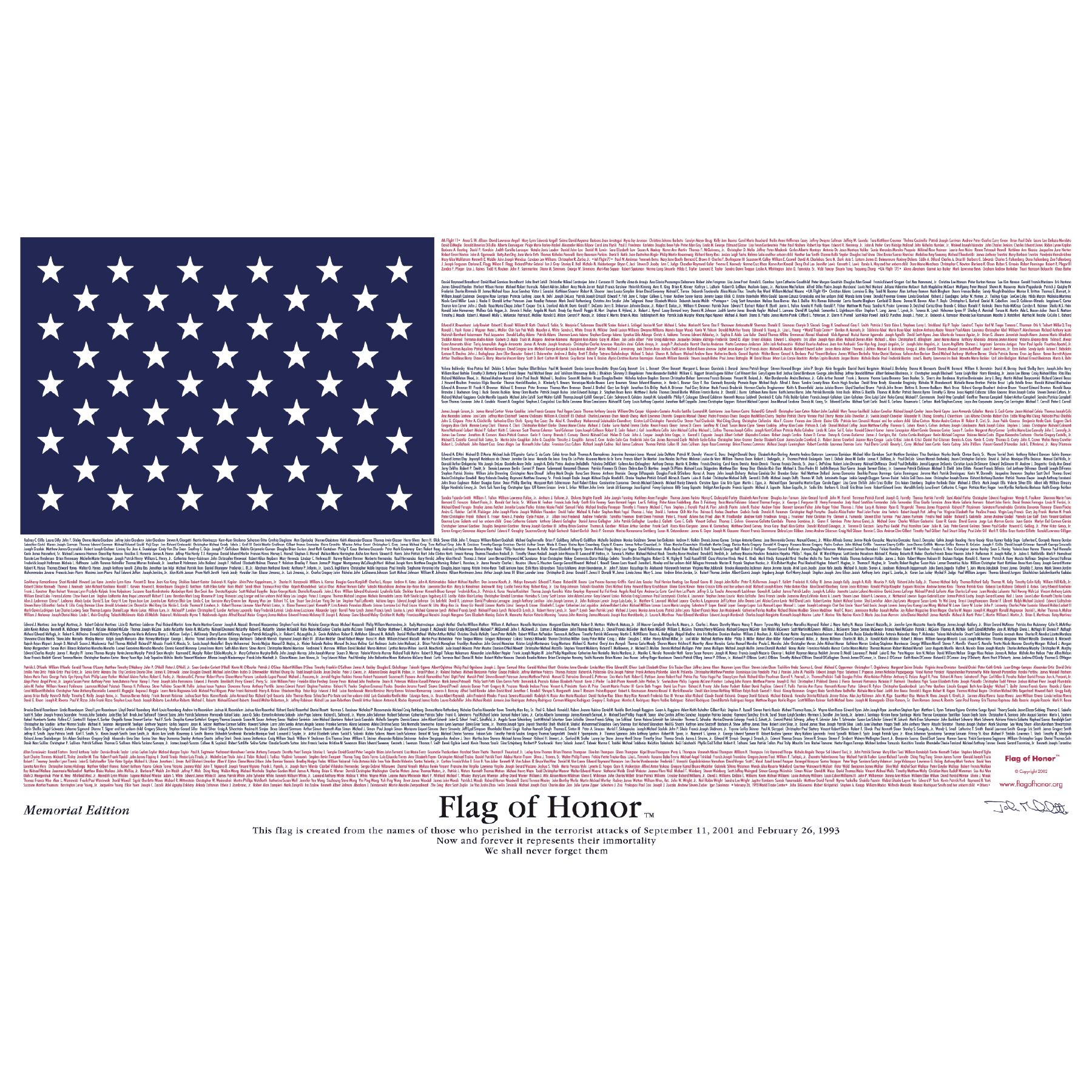 Flag of Honor - September 11th - Support Store