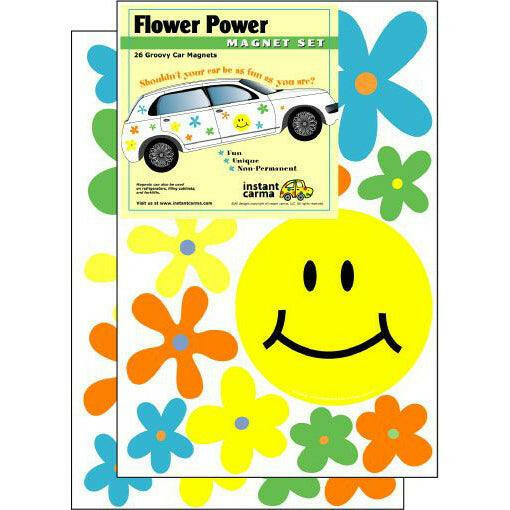 Flower Power Daisy Car Magnet Set - Support Store