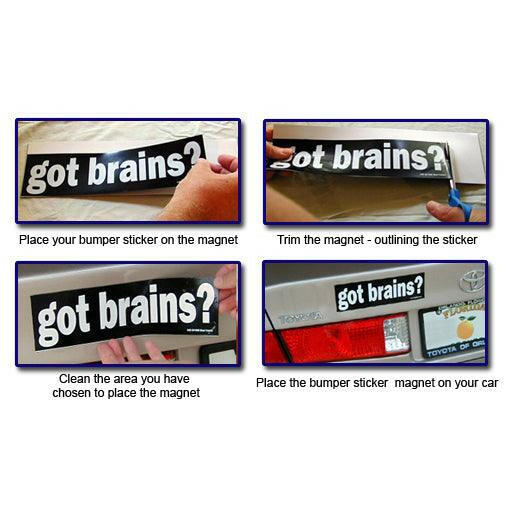 The Original Rectangle Bumper Sticker Magnet - 4" x 6" - Support Store