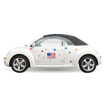 USA American Flag Patriotic Car Magnet Set - Support Store