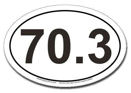 70.3 Car Magnet - Oval - Support Store