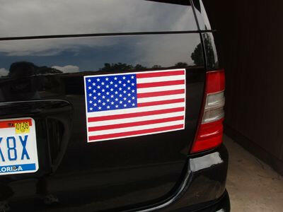American Flag Car Magnet - 6.5" x 12" - Support Store