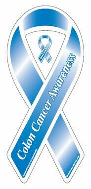 Colon Cancer Blue Ribbon Magnet - Support Store
