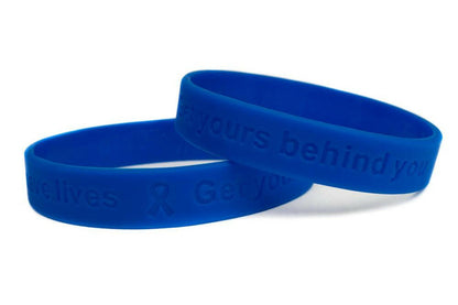Colonoscopies save lives - get yours behind you wristband - Adult 8" - Support Store