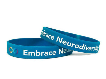 Embrace Neurodiversity Blue Wristband - Youth 7" - Support Store