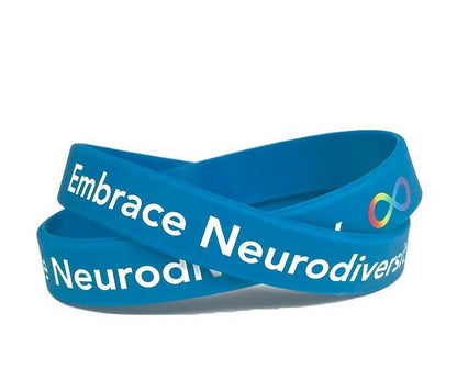 Embrace Neurodiversity Blue Wristband - Youth 7" - Support Store