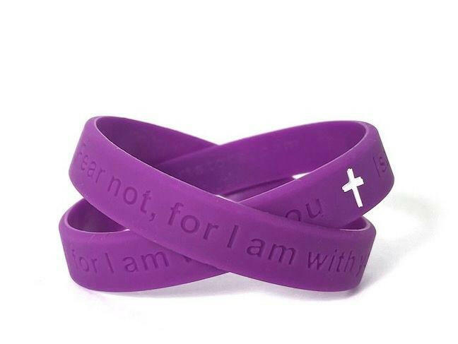 Fear not, for I am with you Isaiah 41:10 wristband - Support Store
