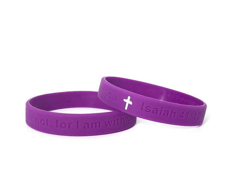 Fear not, for I am with you Isaiah 41:10 wristband - Support Store