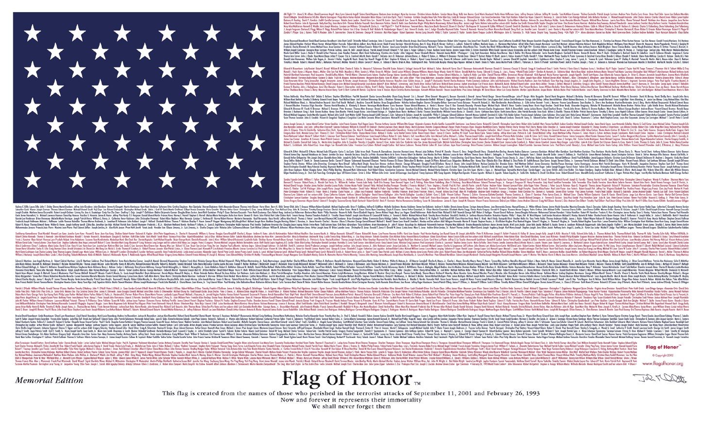 Flag of Honor - September 11th - Support Store