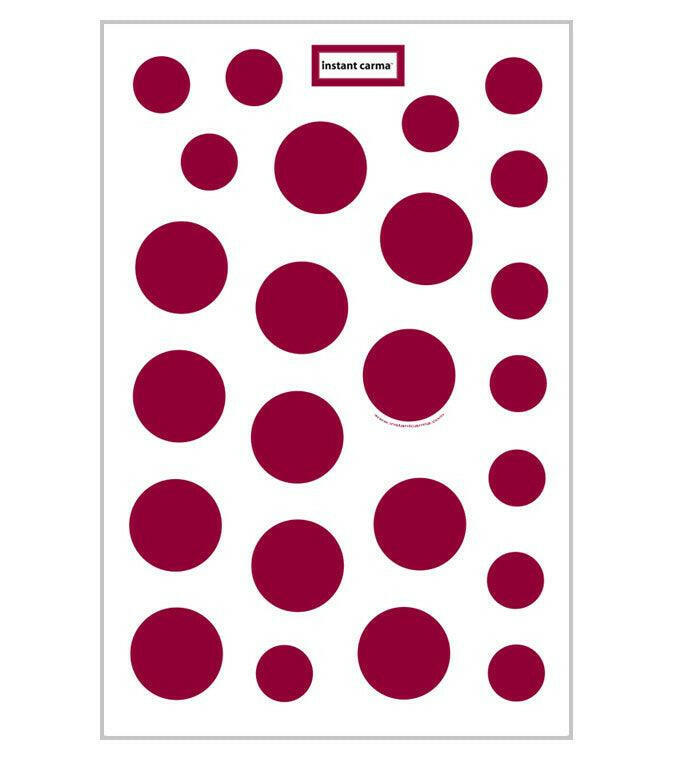 Game Day Dot Magnets - Maroon & White - Support Store