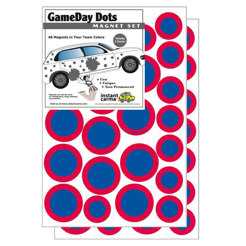 Game Day Dot Magnets - Red & Blue - Support Store