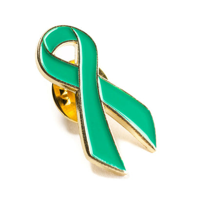 Green Ribbon Lapel Pin - Support Store