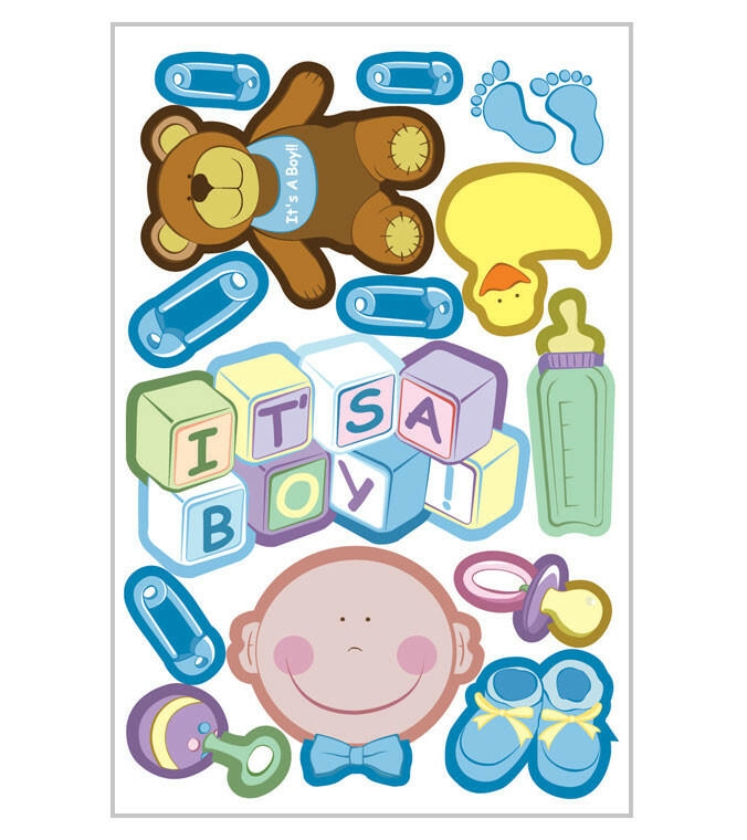 It's a Baby Boy Car Magnet Set - Support Store