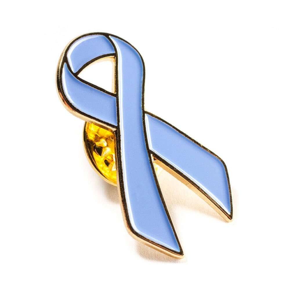 Periwinkle Ribbon Lapel Pin - Support Store
