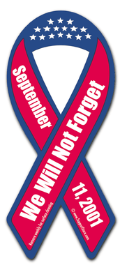 September 11th Ribbon Car Magnet - Support Store