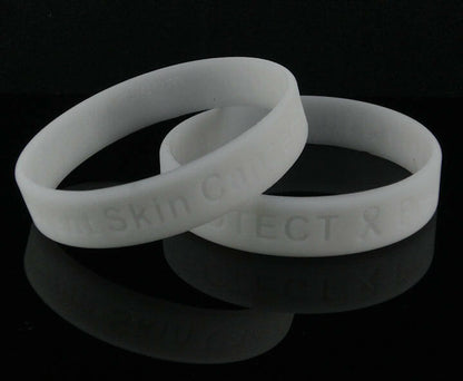 Skin Cancer Prevention UV Color Changing Wristband - Youth 7" - Support Store