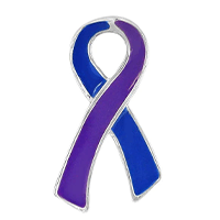 Blue & Purple Ribbon - Support Store