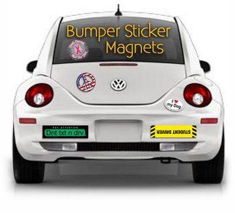 Bumper Sticker Car Magnets - Support Store