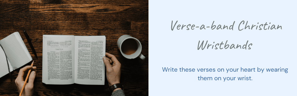 Verse A Band Christian Cross Wristbands - Support Store