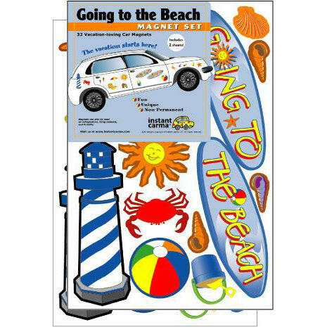 Beach Car Magnet Set - Support Store