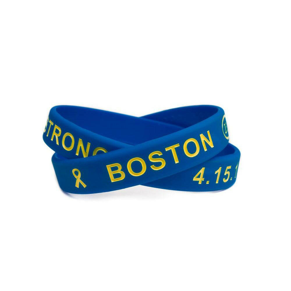 Boston Strong Marathon Memorial Wristband - Adult 8