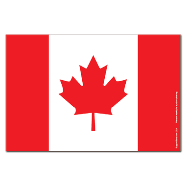 Canada Canadian Flag Magnet - 4" x 6" - Support Store