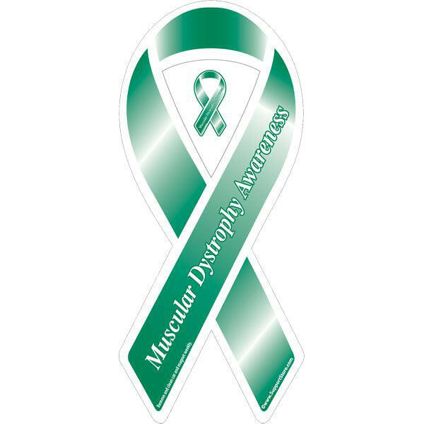 Mda Ribbon Muscular Dystrophy Awareness Green Ribbon Magnet - Buy Now – Support Store