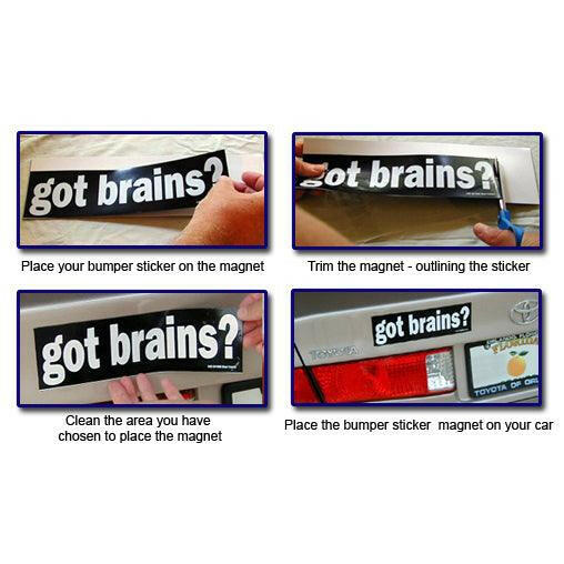 Oval Car Magnet - NRA Magnetic Bumper Sticker | Easy To Apply & Remove