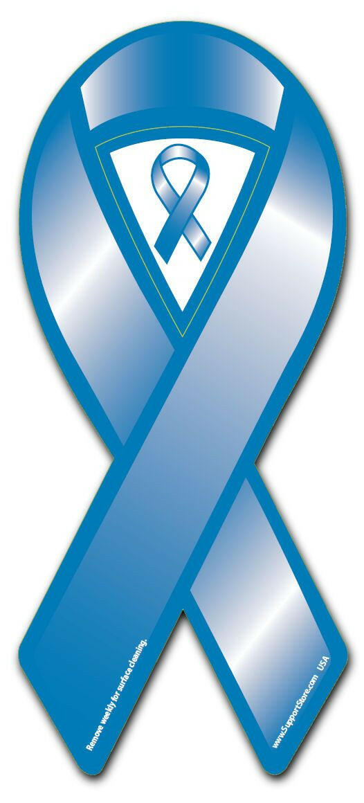 Blue Cause Awareness Ribbon Magnet - Support Store