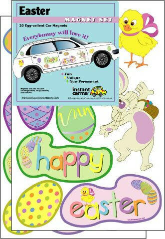 Easter Car Magnet Set - Support Store