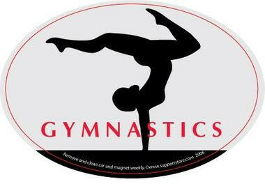 Gymnastics Car Magnet - Support Store