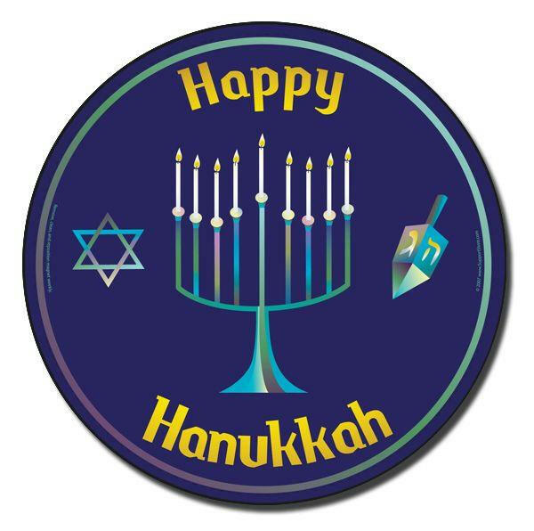 Happy Hanukkah Car Magnet - Support Store