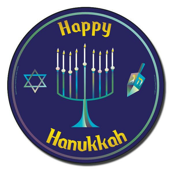 Happy Hanukkah Car Magnet - Support Store