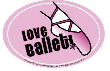 Love Ballet Car Magnet - Support Store