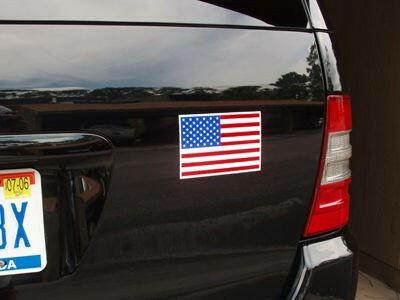 Magnetic American Flag Car Magnet 4" x 6" - Support Store