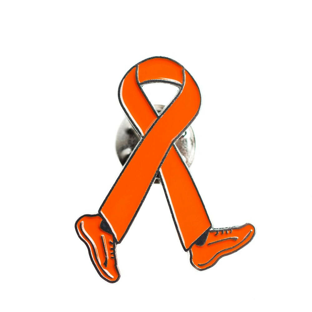 AwarenessOrange Ribbon Walk Run Lapel Pin - Order Now – Support Store
