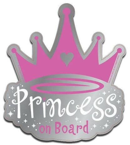 Princess on Board Pink Car Magnet - Support Store