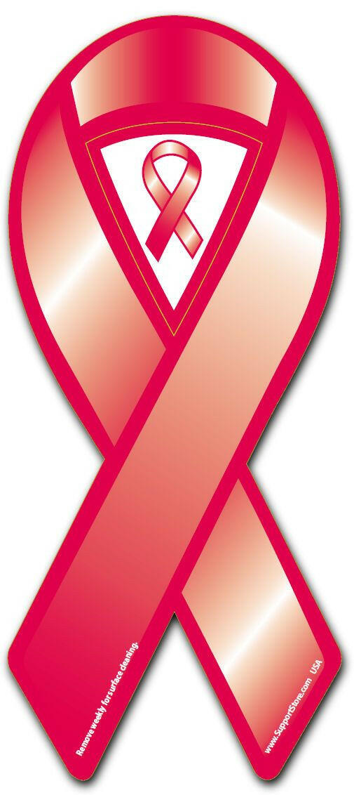 Red Cause Awareness Ribbon Magnet - Order Now – Support Store
