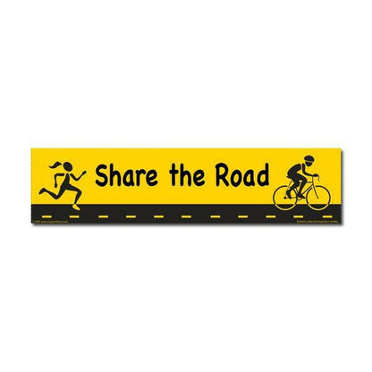 Share The Road Biking Car Magnet - Support Store