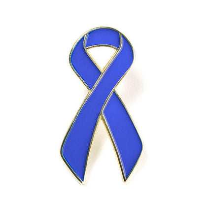 Special Blue Ribbon Lapel Pin - Support Store