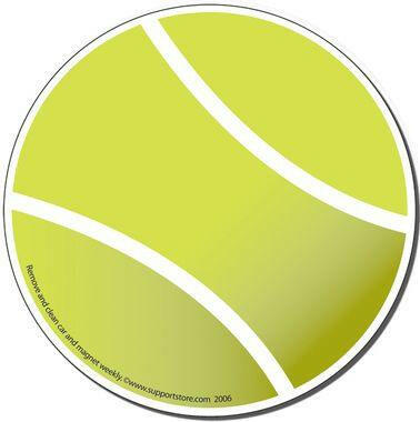 Tennis Ball Car Magnet - Support Store